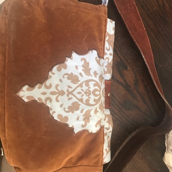 Custom made Obi Sac purse. Made with recycled leathers. - Picture 3 of 4